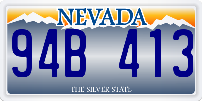 NV license plate 94B413