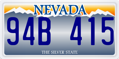NV license plate 94B415