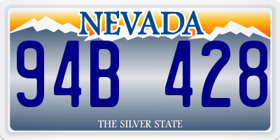 NV license plate 94B428