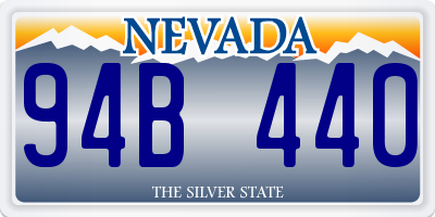NV license plate 94B440
