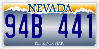 NV license plate 94B441