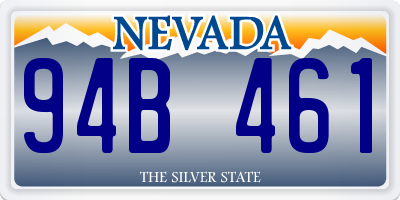NV license plate 94B461