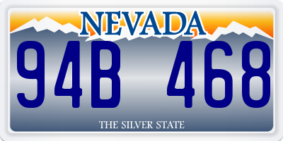 NV license plate 94B468