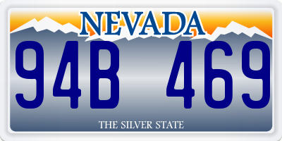 NV license plate 94B469