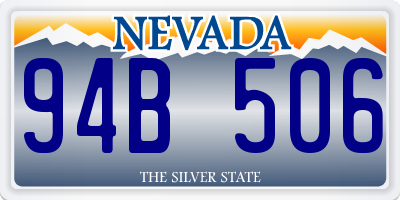NV license plate 94B506