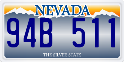 NV license plate 94B511
