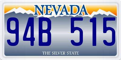 NV license plate 94B515