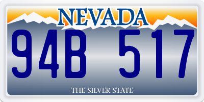 NV license plate 94B517