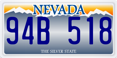 NV license plate 94B518