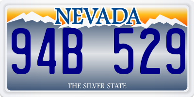 NV license plate 94B529