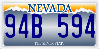 NV license plate 94B594