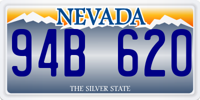 NV license plate 94B620