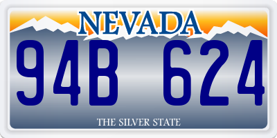 NV license plate 94B624