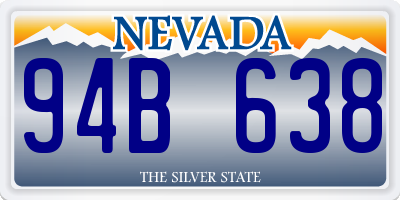NV license plate 94B638