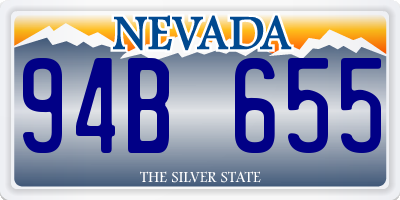 NV license plate 94B655