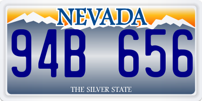 NV license plate 94B656