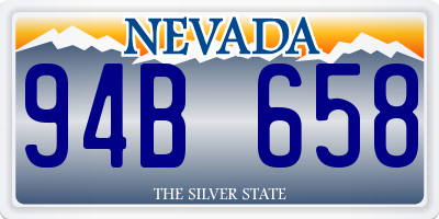 NV license plate 94B658