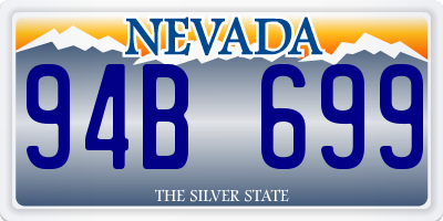 NV license plate 94B699