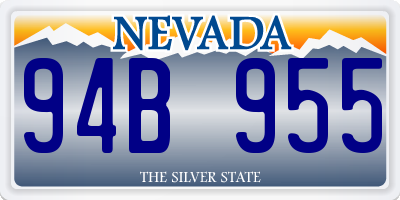 NV license plate 94B955
