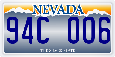 NV license plate 94C006