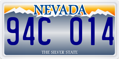 NV license plate 94C014