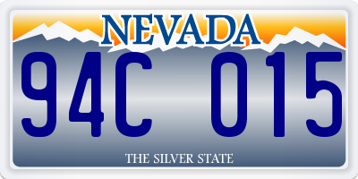 NV license plate 94C015