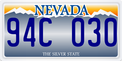 NV license plate 94C030