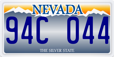 NV license plate 94C044