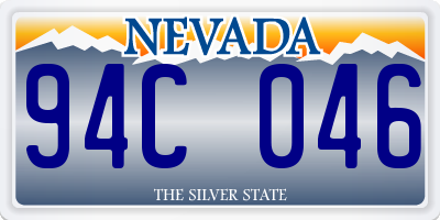 NV license plate 94C046