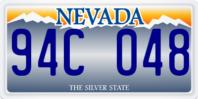 NV license plate 94C048