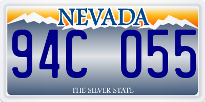 NV license plate 94C055