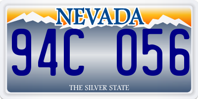 NV license plate 94C056