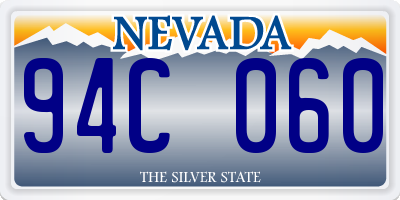 NV license plate 94C060