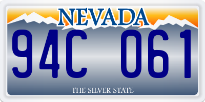 NV license plate 94C061