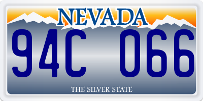 NV license plate 94C066