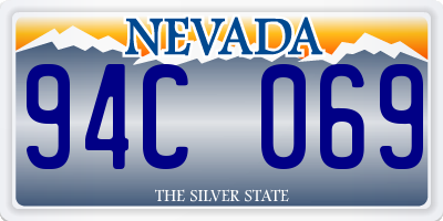 NV license plate 94C069