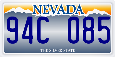 NV license plate 94C085