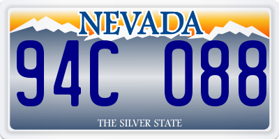 NV license plate 94C088