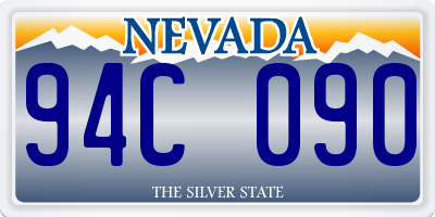 NV license plate 94C090