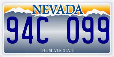 NV license plate 94C099