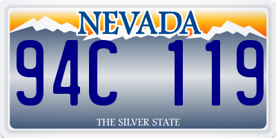 NV license plate 94C119