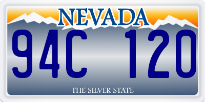 NV license plate 94C120