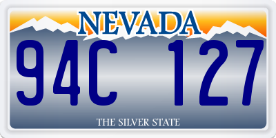 NV license plate 94C127