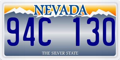 NV license plate 94C130