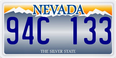 NV license plate 94C133