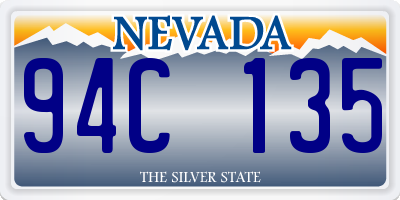 NV license plate 94C135