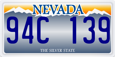 NV license plate 94C139