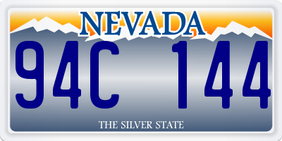 NV license plate 94C144