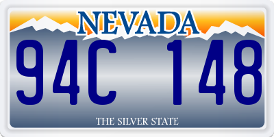 NV license plate 94C148