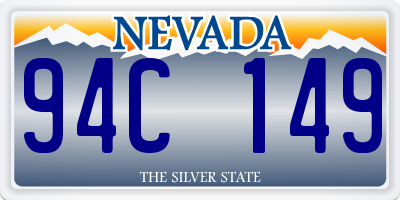 NV license plate 94C149